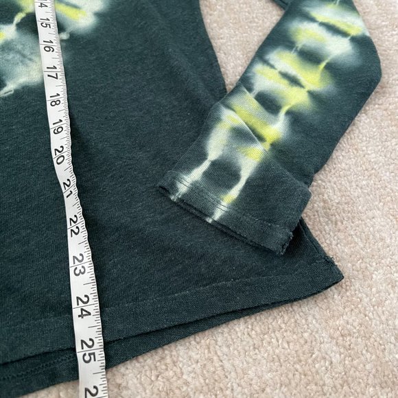 Free People We The Free Tie Dye Knit Turtleneck Long Sleeve Top L - Picture 6 of 9